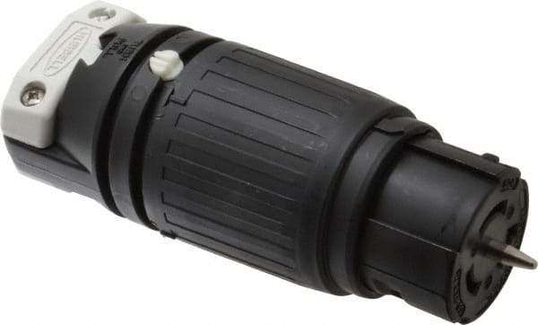 Hubbell Wiring Device-Kellems - 250 VAC, 50 Amp, NonNEMA Configuration, Industrial Grade, Self Grounding Connector - 1 Phase, 2 Poles, IP20, 0.83 to 1-1/4 Inch Cord Diameter - Apex Tool & Supply