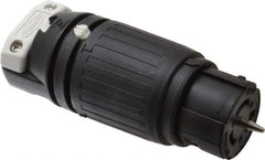 Hubbell Wiring Device-Kellems - 250 VAC, 50 Amp, NonNEMA Configuration, Industrial Grade, Self Grounding Connector - 1 Phase, 2 Poles, IP20, 0.83 to 1-1/4 Inch Cord Diameter - Apex Tool & Supply