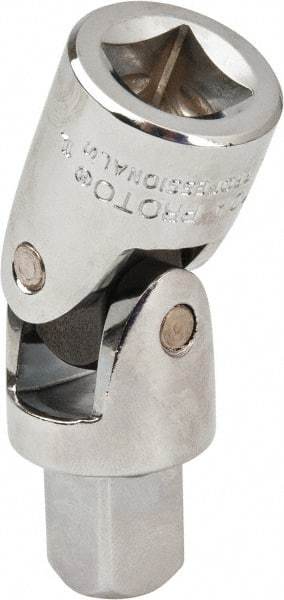 Proto - 1/2 Male 1/2 Female Universal Joint - 2-3/4" OAL - Apex Tool & Supply