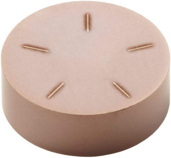Seco - RNMN32 Grade CBN400C PCBN Turning Insert - TiSiN Finish, Round, 3/8" Inscr Circle, 1/8" Thick - Apex Tool & Supply
