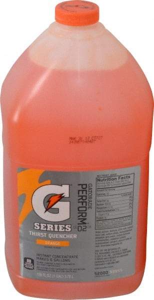 Gatorade - 1 Gal Bottle Orange Activity Drink - Liquid Concentrate, Yields 6 Gal - Apex Tool & Supply