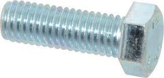 Value Collection - 1/2-13 UNC, 1-1/2" Length Under Head Hex Head Cap Screw - Fully Threaded, Grade 2 Steel, Zinc-Plated Finish, 3/4" Hex - Apex Tool & Supply