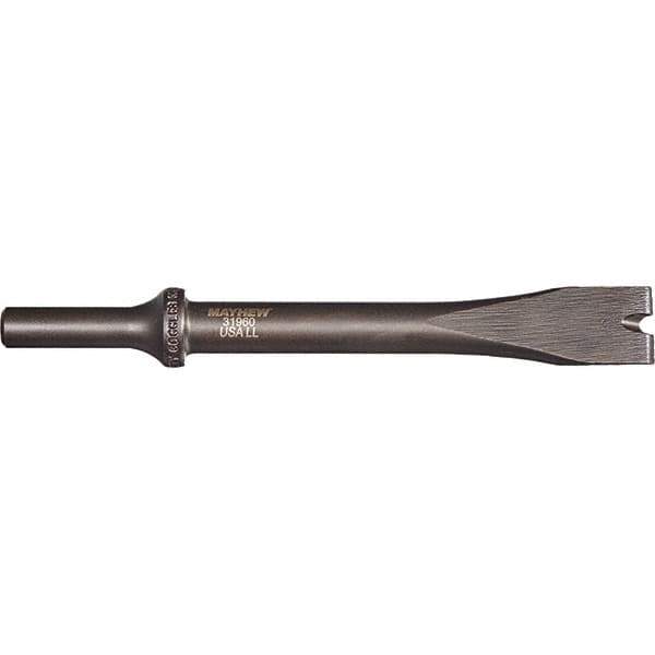 Mayhew - 1/2" Head Width, 6-1/4" OAL, Slotting Tool Chisel - Round Drive, Round Shank, Steel - Apex Tool & Supply