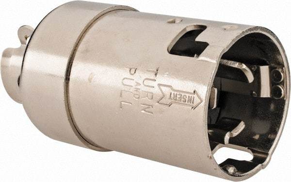 Hubbell Wiring Device-Kellems - 125/250 VAC, 50 Amp, NonNEMA Configuration, Marine Grade, Self Grounding Plug - 1 Phase, 3 Poles, IP20, 0.44 to 1.14 Inch Cord Diameter - Apex Tool & Supply