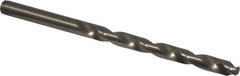 Cleveland - 15/64" 135° Cobalt Jobber Drill - Oxide/Gold Finish, Right Hand Cut, Spiral Flute, Straight Shank, 3-7/8" OAL, Split Point - Apex Tool & Supply