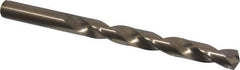 Cleveland - 7/16" 135° Cobalt Jobber Drill - Oxide/Gold Finish, Right Hand Cut, Spiral Flute, Straight Shank, 5-1/2" OAL, Split Point - Apex Tool & Supply