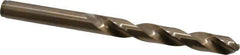 Cleveland - 9.5mm 135° Cobalt Jobber Drill - Oxide/Gold Finish, Right Hand Cut, Spiral Flute, Straight Shank, 4.92" OAL, Split Point - Apex Tool & Supply