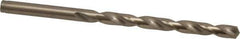 Cleveland - #2 135° Cobalt Jobber Drill - Oxide/Gold Finish, Right Hand Cut, Spiral Flute, Straight Shank, 3-7/8" OAL, Split Point - Apex Tool & Supply