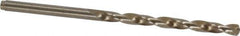 Cleveland - #22 135° Cobalt Jobber Drill - Oxide/Gold Finish, Right Hand Cut, Spiral Flute, Straight Shank, 3-1/8" OAL, Split Point - Apex Tool & Supply