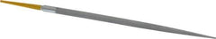 PFERD - 8" Swiss Pattern Round File - 5/16" Width Diam x 5/8" Thick, With Tang - Apex Tool & Supply