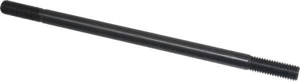 Gibraltar - 1/2-13 10" OAL Equal Double Threaded Stud - Alloy Steel, Black Oxide Finish, 1-1/2" Equal Thread Length - Apex Tool & Supply