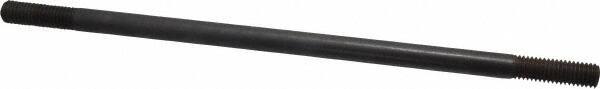 Gibraltar - 1/2-13 12" OAL Equal Double Threaded Stud - Alloy Steel, Black Oxide Finish, 1-1/2" Equal Thread Length - Apex Tool & Supply