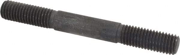 Gibraltar - 5/8-11 5-1/2" OAL Equal Double Threaded Stud - Alloy Steel, Black Oxide Finish, 1-3/4" Equal Thread Length - Apex Tool & Supply