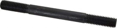 Gibraltar - 5/8-11 7" OAL Equal Double Threaded Stud - Alloy Steel, Black Oxide Finish, 1-3/4" Equal Thread Length - Apex Tool & Supply