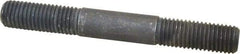 Gibraltar - 3/4-10 6" OAL Equal Double Threaded Stud - Alloy Steel, Black Oxide Finish, 2" Equal Thread Length - Apex Tool & Supply