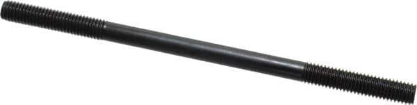 Gibraltar - M8x1.25 150mm OAL Equal Double Threaded Stud - Alloy Steel, Black Oxide Finish, 35mm Equal Thread Length, Metric - Apex Tool & Supply