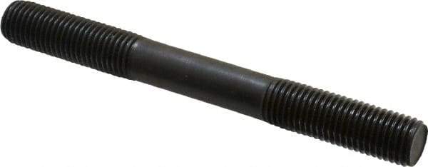 Gibraltar - M16x2.0 150mm OAL Equal Double Threaded Stud - Alloy Steel, Black Oxide Finish, 47mm Equal Thread Length, Metric - Apex Tool & Supply