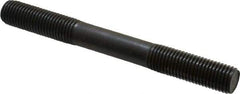 Gibraltar - M16x2.0 150mm OAL Equal Double Threaded Stud - Alloy Steel, Black Oxide Finish, 47mm Equal Thread Length, Metric - Apex Tool & Supply
