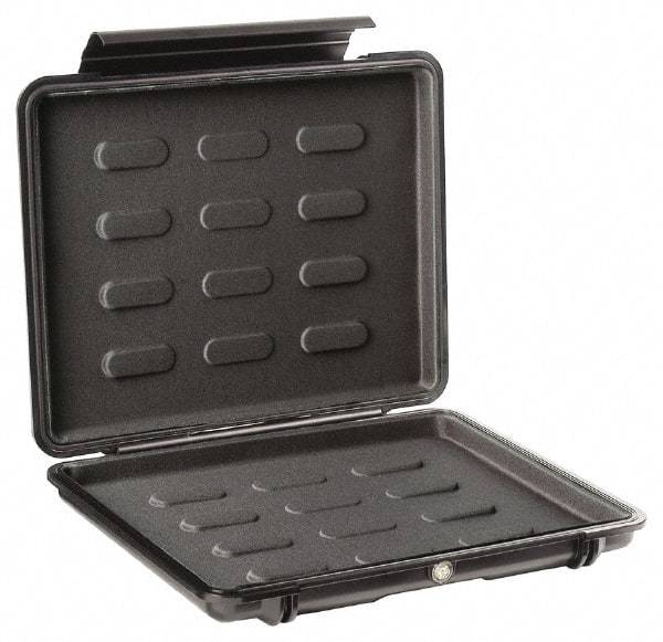 Pelican Products, Inc. - 10-15/16" Wide x 10-15/16" Deep x 2-1/2" High, Laptop/Tablet Case - Black, Plastic - Apex Tool & Supply