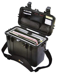 Pelican Products, Inc. - 8-23/32" Wide x 9-5/8" Deep x 13-5/32" High, Top Loader Case - Black, Plastic - Apex Tool & Supply