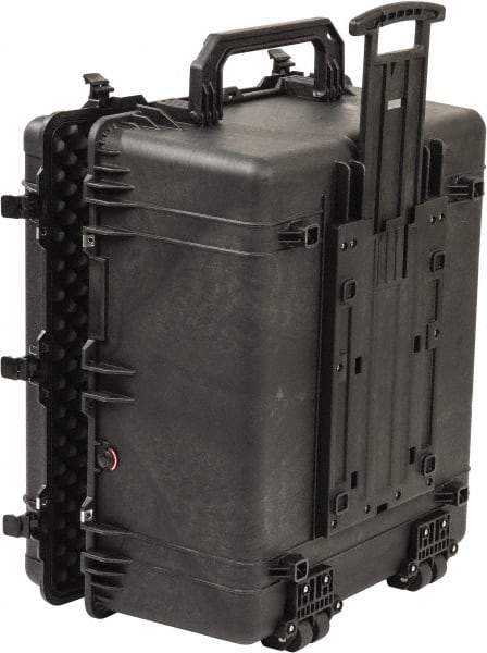 Pelican Products, Inc. - 28-13/32" Wide x 28-7/16" Deep x 17-21/32" High, Shipping/Travel Case - Black, Plastic - Apex Tool & Supply