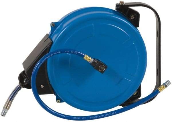 PRO-SOURCE - 33' Spring Retractable Hose Reel - 300 psi, Hose Included - Apex Tool & Supply