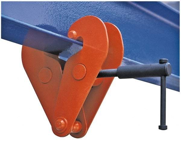 Value Collection - 10,000 Lbs. Load Capacity Beam Clamp - 3.6 to 12.2 Inch Max Grip - Apex Tool & Supply