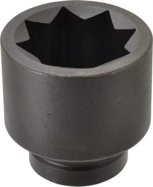 Proto - 1" Drive 2" Impact Socket - 8 Points, 3-1/2" OAL - Apex Tool & Supply