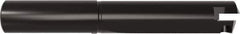 Allied Machine and Engineering - Series F, 3 to 3-7/8" Diam, 2" Diam Straight Shank, Straight Flute Spade Drill - 11-1/2" Max Depth, 12-3/4" Body Length, 15-1/2" OAL, Standard Length, Through Coolant - Apex Tool & Supply