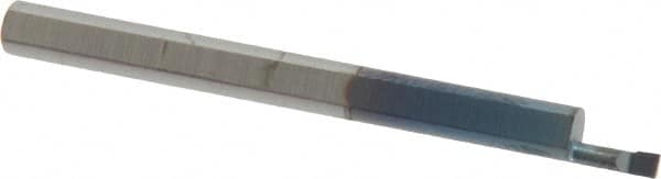 Scientific Cutting Tools - 0.06" Min Bore Diam, 0.15" Max Bore Depth, 1/8 Shank Diam, Boring Bar - Apex Tool & Supply