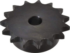Browning - 15 Teeth, 5/8" Chain Pitch, Chain Size 50, Min Plain Bore Sprocket - 5/8" Bore Diam, 3" Pitch Diam, 3.32" Outside Diam - Apex Tool & Supply