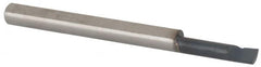 Scientific Cutting Tools - 0.1" Min Bore Diam, 0.4" Max Bore Depth, 1/8 Shank Diam, Boring Bar - Apex Tool & Supply