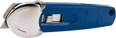 PHC - Springback Safety Cutter - 1-11/16" Steel Blade, Blue ABS Handle, 1 Blade Included - Apex Tool & Supply
