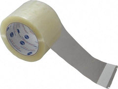 Intertape - 3" x 60 Yd Clear Rubber Adhesive Sealing Tape - Polypropylene Film Backing, 3 mil Thick, 32 Lb Tensile Strength, Series 1100 - Apex Tool & Supply