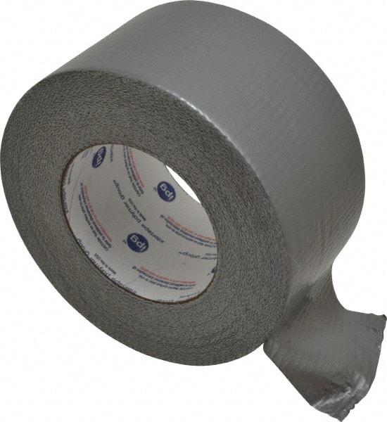 Intertape - 3" x 55m Silver Duct Tape - 9 mil, Rubber Adhesive, Polyethylene Cloth Backing, 18 Lb/ln Tensile Strength, 32°F to 160°F, Series AC20 - Apex Tool & Supply