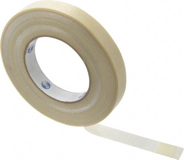 Intertape - 3/4" x 60 Yd Clear Rubber Adhesive Packaging Tape - Polyester Film Backing, 7.5 mil Thick, 333 Lb Tensile Strength, Series RG16 - Apex Tool & Supply
