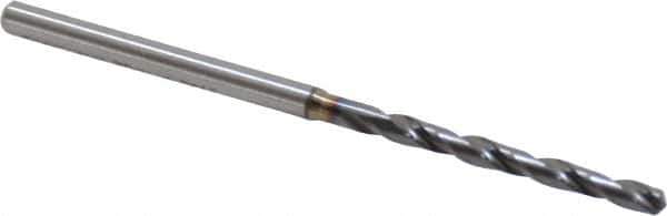 OSG - #38 130° Powdered Metal Jobber Drill - V Finish, Right Hand Cut, Spiral Flute, Straight Shank, 62mm OAL, Standard Point - Apex Tool & Supply