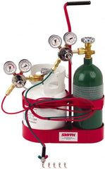 Miller/Smith - 13 Piece, Tip Number 3-7, Oxygen Propane Torch Kit - Apex Tool & Supply