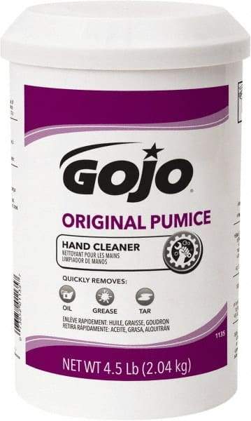 GOJO - 4.5 Lb Dispenser Refill Cream Waterless Hand Cleaner - White, Unscented - Apex Tool & Supply