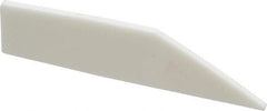 Noga - Bi-Directional Ceramic Deburring Scraper Blade - Round Blade Cross Section, Use on Straight Edge Surfaces - Apex Tool & Supply