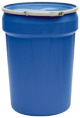 Eagle - 30 Gallon Capacity, Metal Lever Lock, Blue Lab Pack - 5 Gallon Container, Polyethylene, 396 Lb. Capacity, UN 1H2/X120/S; UN 1H2/Y180/S Listing - Apex Tool & Supply