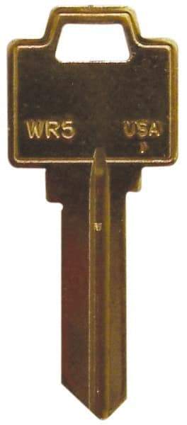 Made in USA - Weiser Key Blank - Brass - Apex Tool & Supply