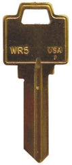 Made in USA - Weiser Key Blank - Brass - Apex Tool & Supply