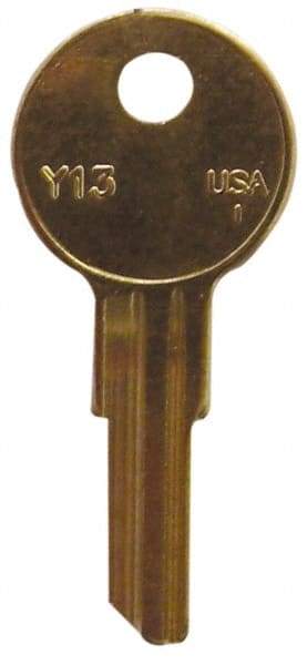 Made in USA - Yale Key Blank - Brass - Apex Tool & Supply