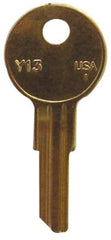 Made in USA - Yale Key Blank - Brass - Apex Tool & Supply