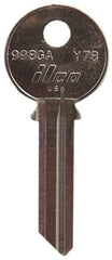 Made in USA - Yale Key Blank - Nickel - Apex Tool & Supply