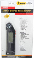 General - -58 to 302°F Pocket Digital Thermometer - LCD Display, Stainless Steel Probe Sensor, Battery Power - Apex Tool & Supply