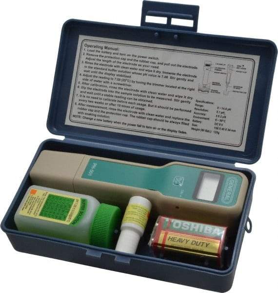 General - 0 to 14 pH, pH Meter - Accurate up to 0.2 pH - Apex Tool & Supply