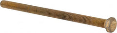 Made in USA - 3/8-16 UNC, 6" Length Under Head Hex Head Cap Screw - Apex Tool & Supply