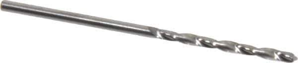Hertel - 1.5mm 118° Solid Carbide Jobber Drill - Bright Finish, Right Hand Cut, Spiral Flute, Straight Shank, 1-1/2" OAL, Standard Point - Apex Tool & Supply